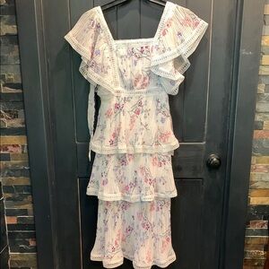Floral Ruffle Dress size XS NWT